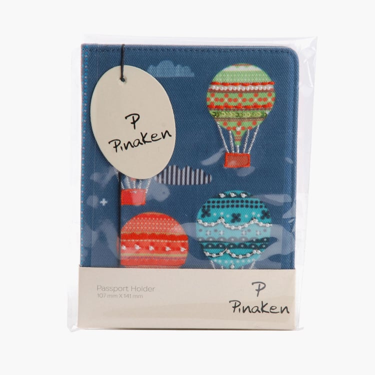 PINAKEN High On Happiness Multicolour Printed Passport Holder