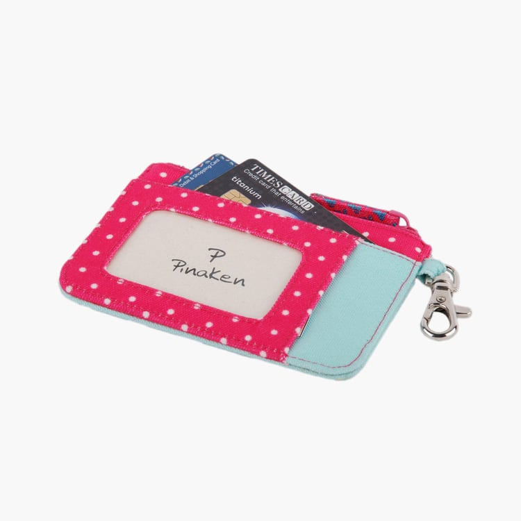 PINAKEN Jumbo Trunk Multicolour Printed Card Wallet