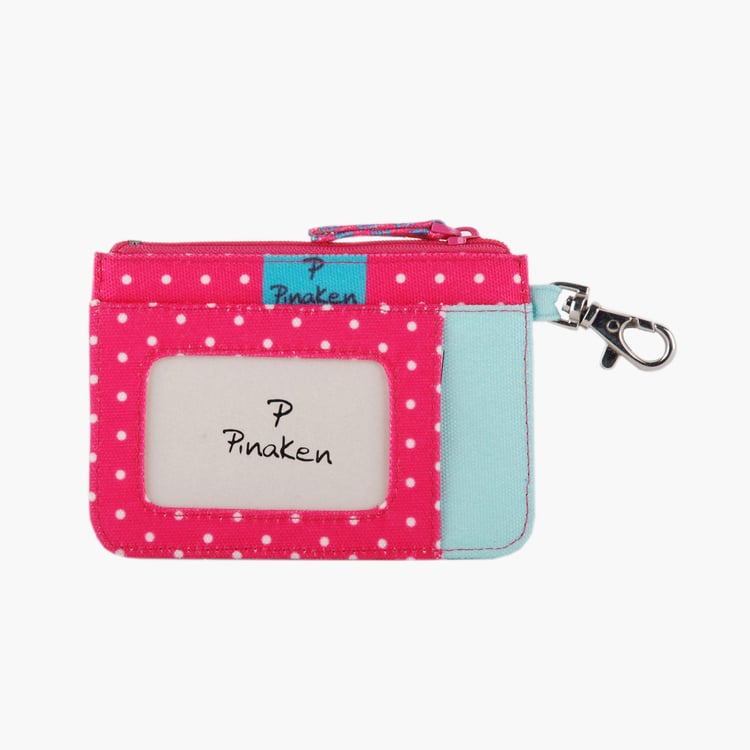 PINAKEN Jumbo Trunk Multicolour Printed Card Wallet