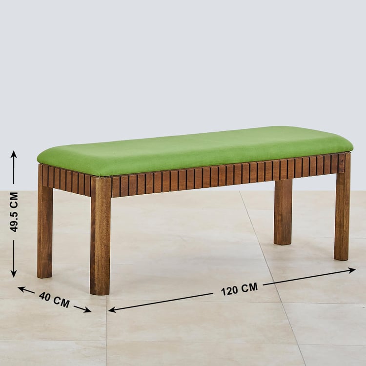 Olivia Mango Wood Dining Bench