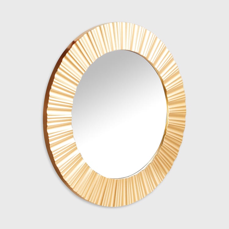 Corsica Reflection Round Decorative Wall Mirror - 50cm