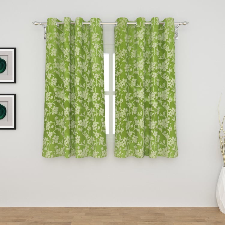 My Room Set of 2 Jacquard Semi-Blackout Window Curtains