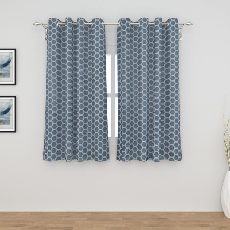 My Room Set of 2 Jacquard Semi-Blackout Window Curtains