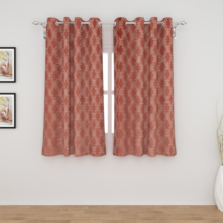 My Room Set of 2 Jacquard Semi-Blackout Window Curtains