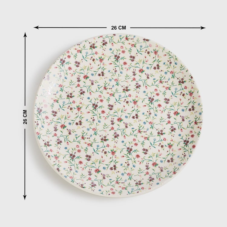 Corsica Mystic India Set of 2 Stoneware Printed Dinner Plates - 26cm