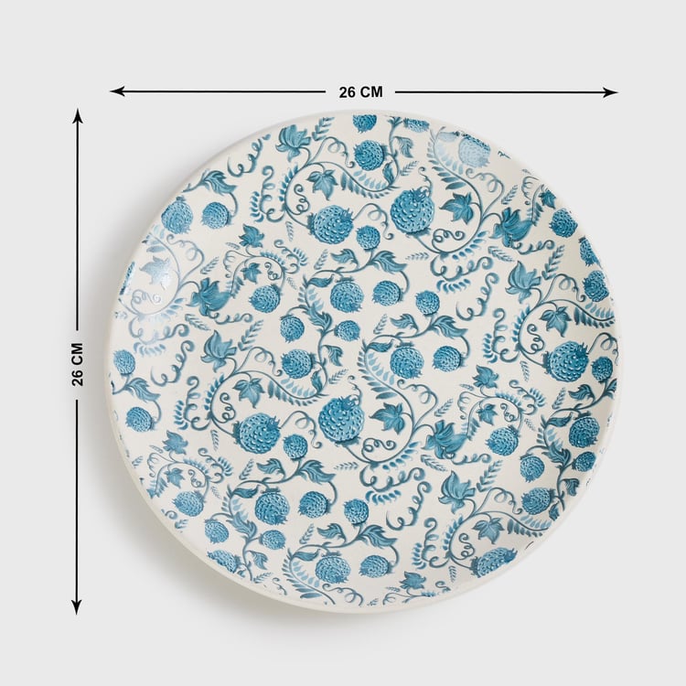 Corsica Mystic India Set of 2 Stoneware Printed Dinner Plates - 26cm