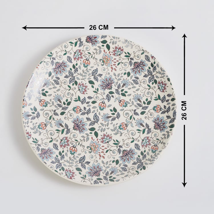 Corsica Mystic India Set of 2 Stoneware Printed Dinner Plates - 26cm