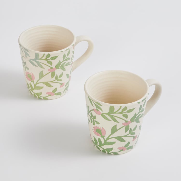 Corsica Mystic India Set of 2 Stoneware Coffee Mugs - 320ml