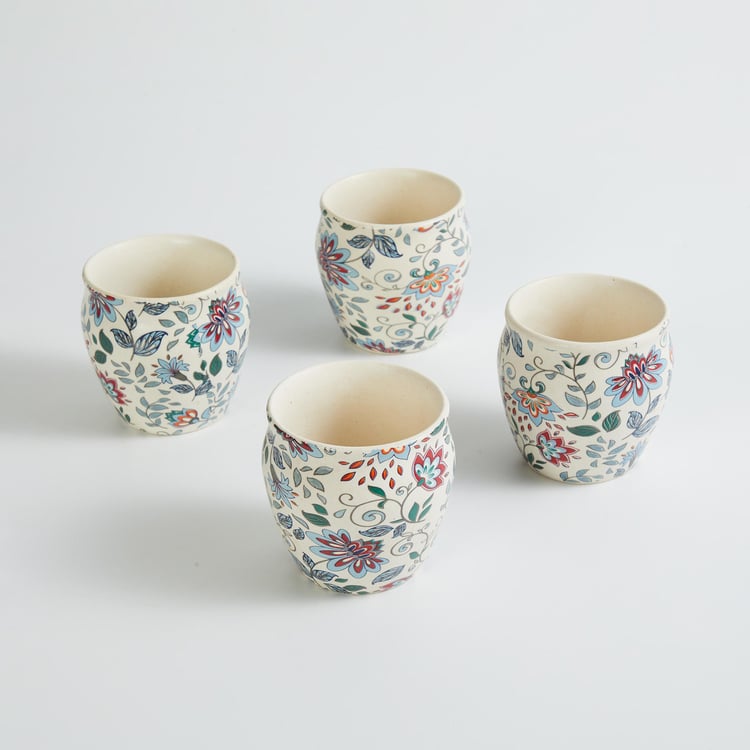Corsica Mystic India Set of 4 Stoneware Kulhad - 180ml