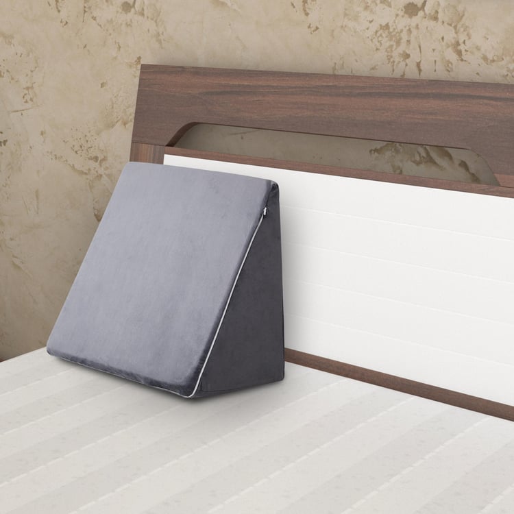 Slumber Memory Foam Wedge Lumbar Support Pillow - 28x15x46cm