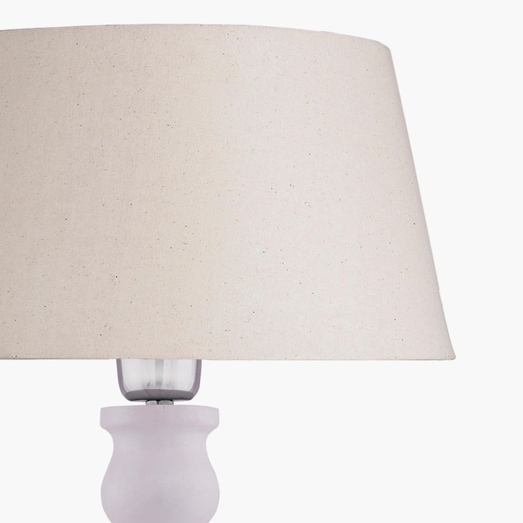 HOMESAKE Contemporary Decor White Table Lamp With Shade