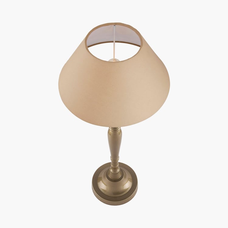 HOMESAKE Contemporary Decor Gold Textured Metal Table Lamp