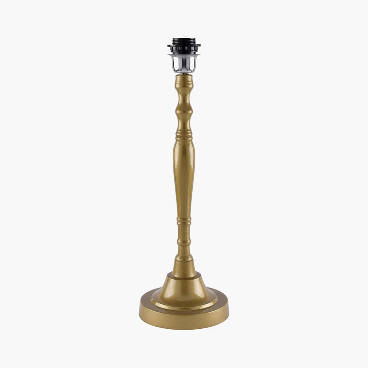 HOMESAKE Contemporary Decor Gold Textured Metal Table Lamp