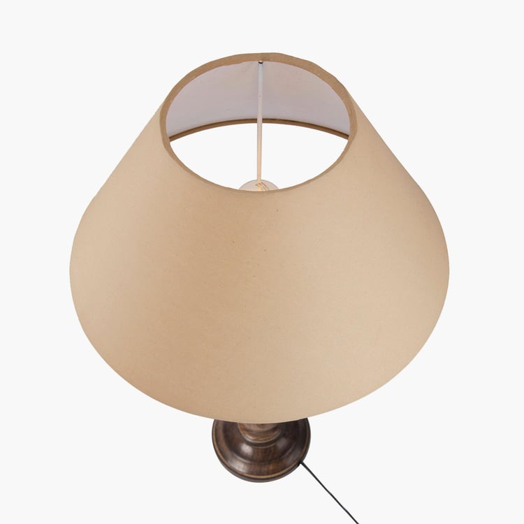 HOMESAKE Contemporary Decor Black Wood Table Lamp