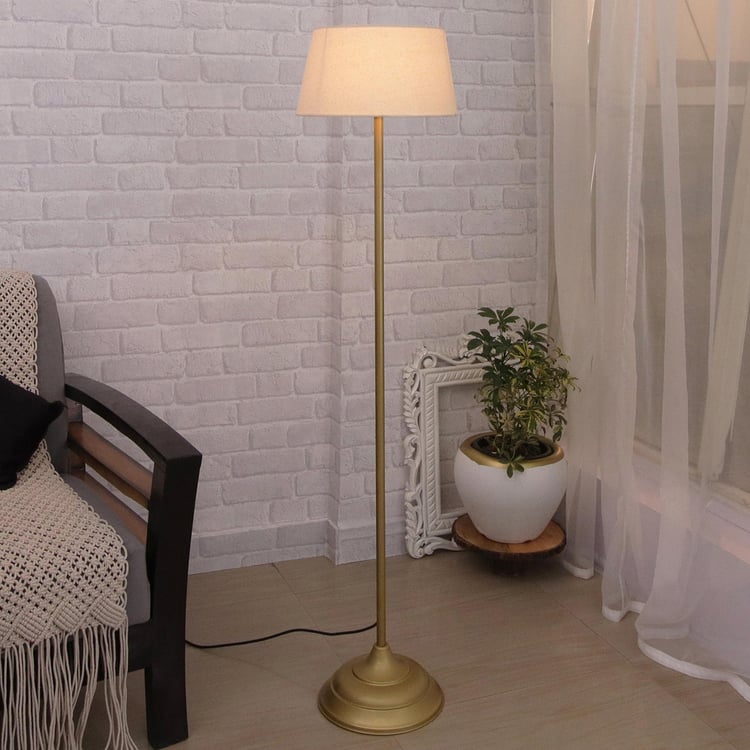 HOMESAKE Contemporary Decor Gold Metal Floor Lamp