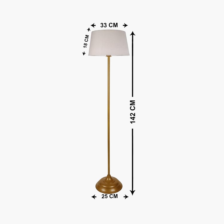 HOMESAKE Contemporary Decor Gold Metal Floor Lamp