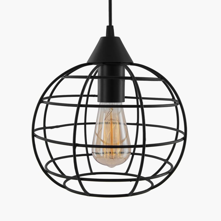 HOMESAKE Contemporary Decor Black Metal Ceiling Lamp