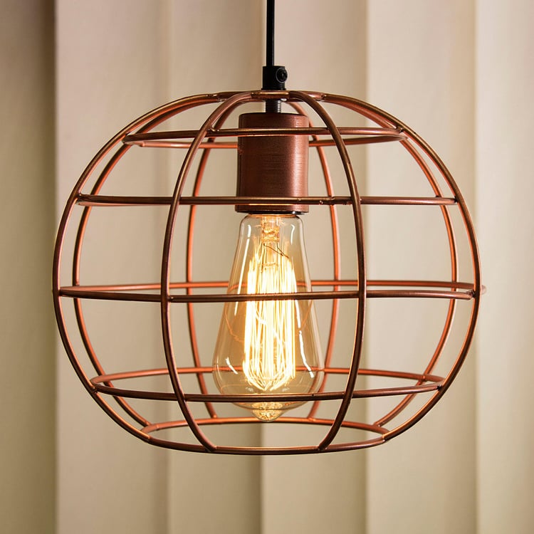 HOMESAKE Contemporary Decor Copper Solid Metal Ceiling Lamp