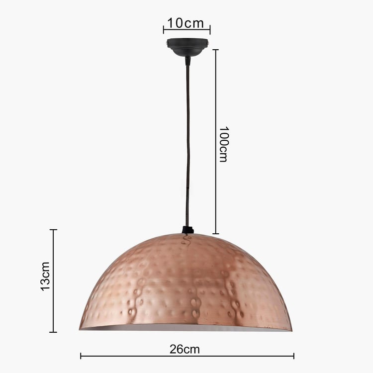 HOMESAKE Contemporary Decor Copper Metal Ceiling Lamp