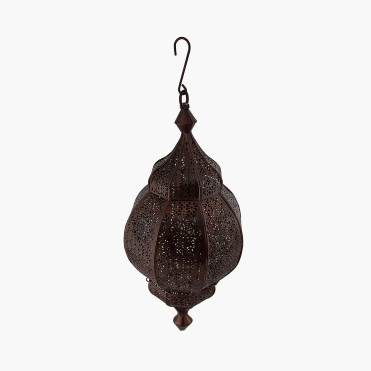HOMESAKE Contemporary Decor Copper Textured Metal Ceiling Lamp