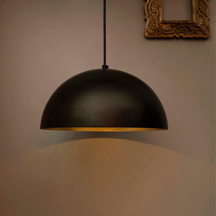 HOMESAKE Contemporary Decor Black Metal Ceiling Lamp