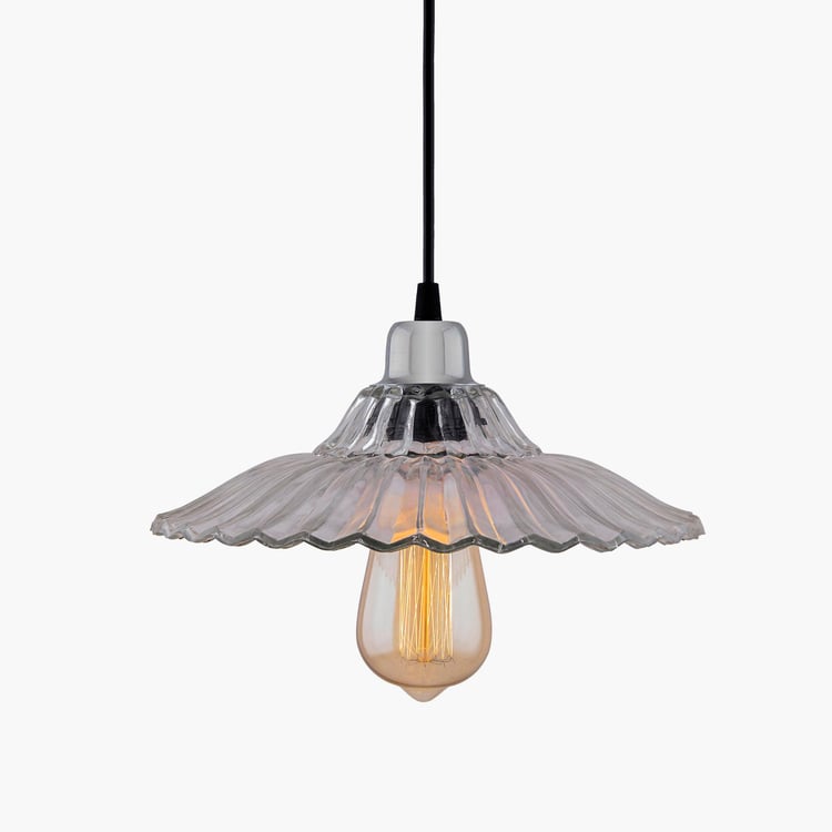 HOMESAKE Contemporary Decor Clear Metal Ceiling Lamp