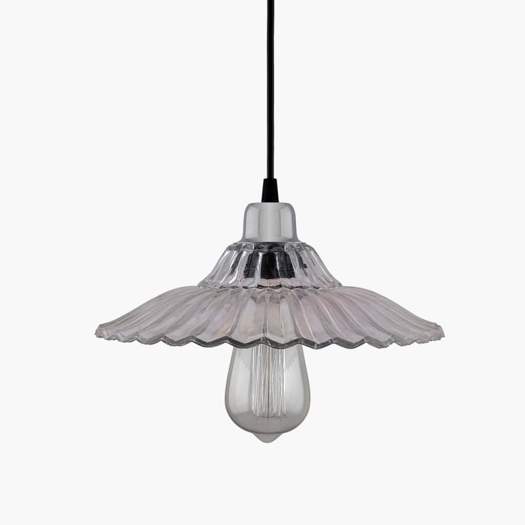 HOMESAKE Contemporary Decor Clear Metal Ceiling Lamp