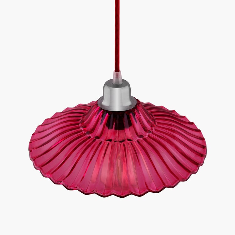 HOMESAKE Contemporary Decor Pink Metal Ceiling Lamp