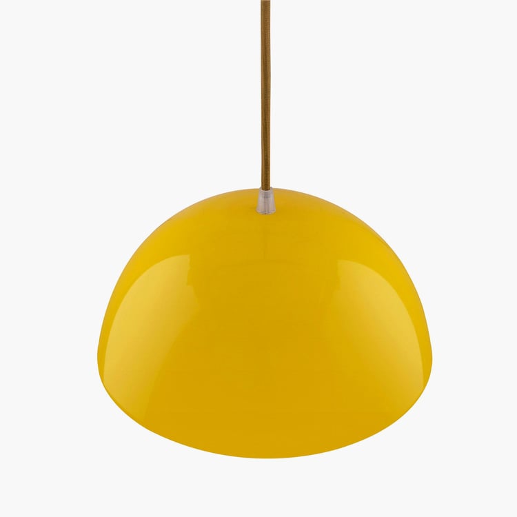 HOMESAKE Contemporary Decor Yellow Metal Ceiling Lamp