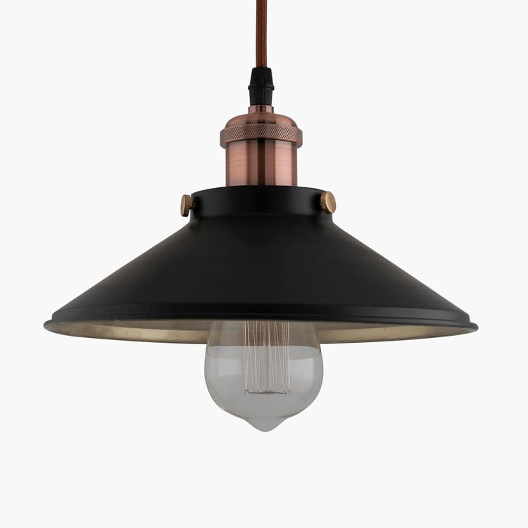HOMESAKE Contemporary Decor Black Solid Metal Ceiling Lamp