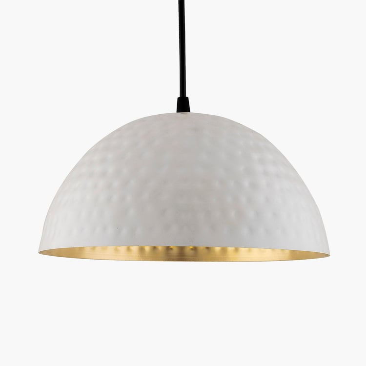 HOMESAKE Contemporary Decor White Metal Ceiling Lamp