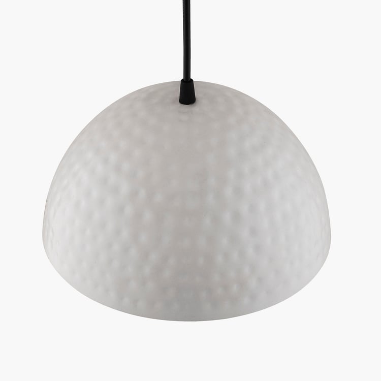 HOMESAKE Contemporary Decor White Metal Ceiling Lamp