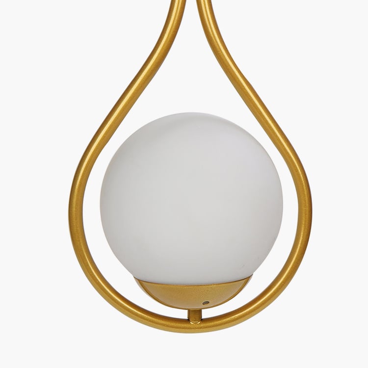 HOMESAKE Contemporary Decor Gold Solid Metal Ceiling Lamp