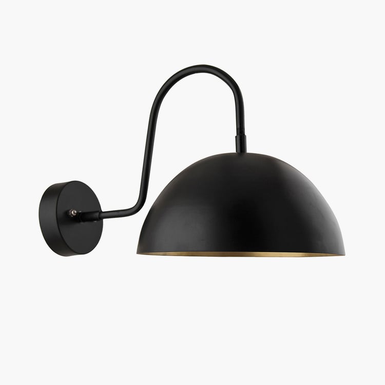 HOMESAKE Contemporary Decor Black Metal Wall Lamp