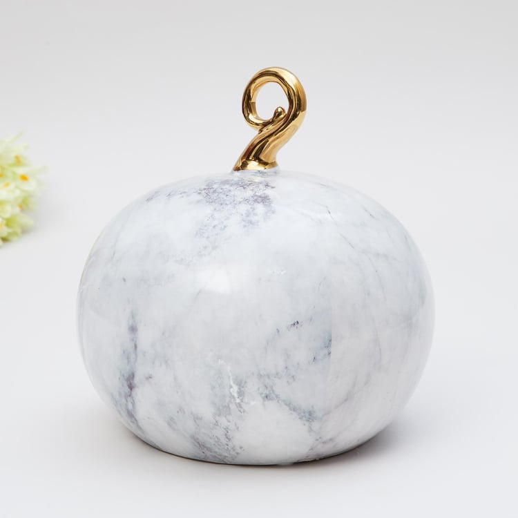 Eternity Ceramic Pumpkin Table Accent