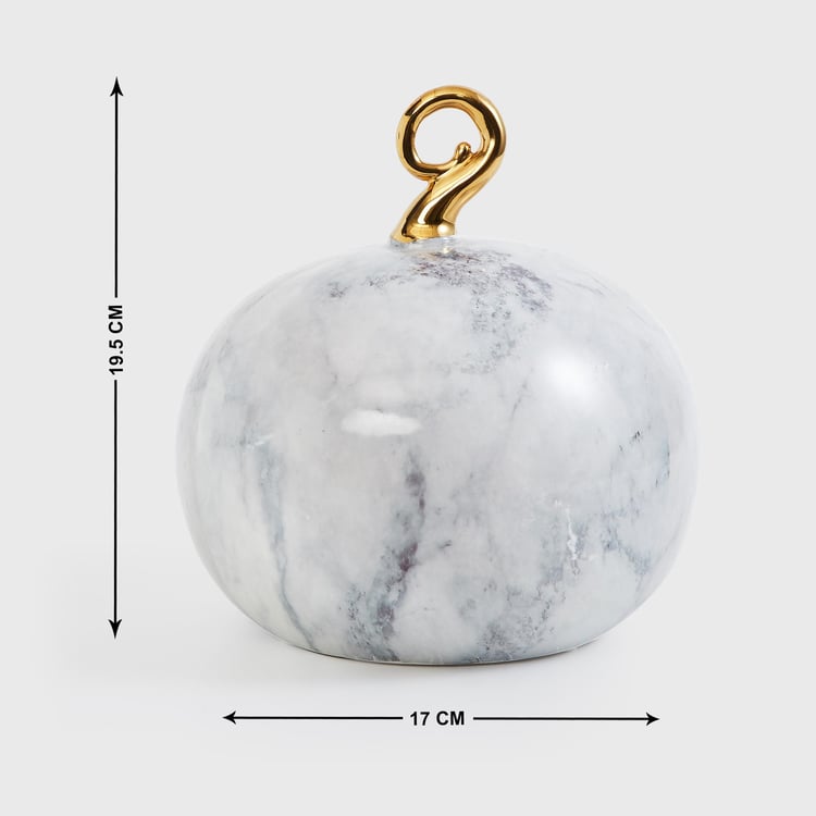 Eternity Ceramic Pumpkin Table Accent