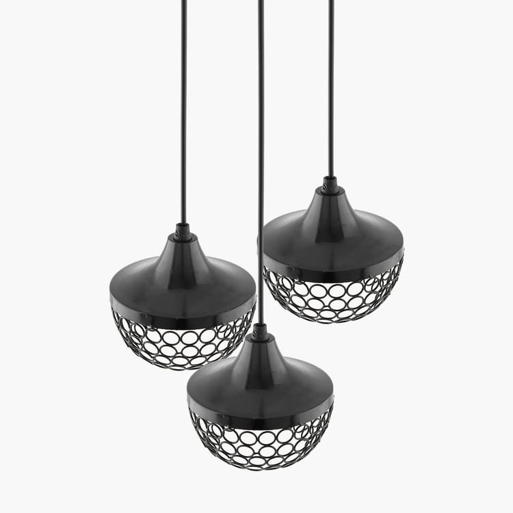 HOMESAKE Contemporary Decor Black Metal Cluster Lamps And Chandelier