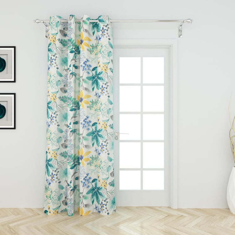 Lavish Printed Semi-Blackout Door Curtain