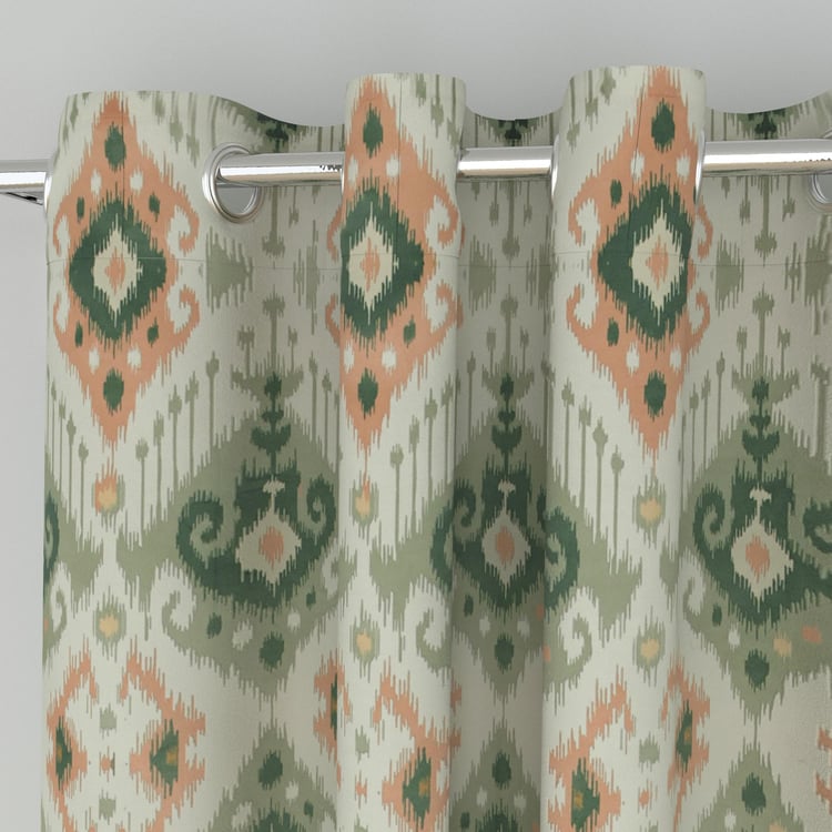 Lavish Printed Semi-Blackout Window Curtains