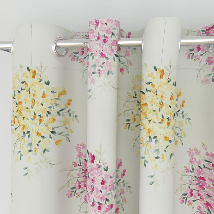 Lavish Printed Light Filtering Door Curtain