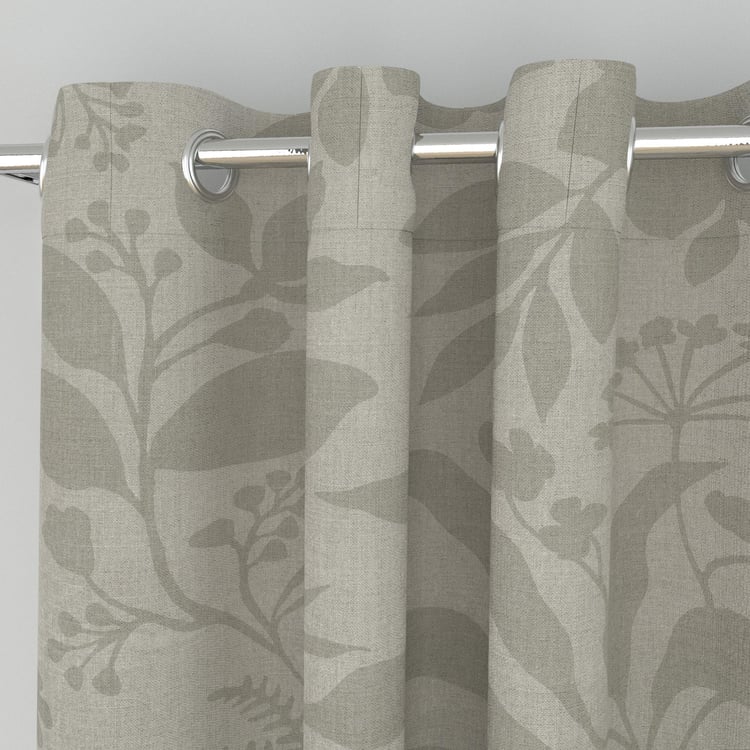 Lavish Printed Semi-Blackout Door Curtain