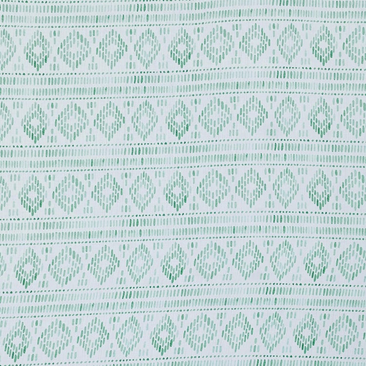 Lavish Set of 2 Printed Light Filtering Door Curtains