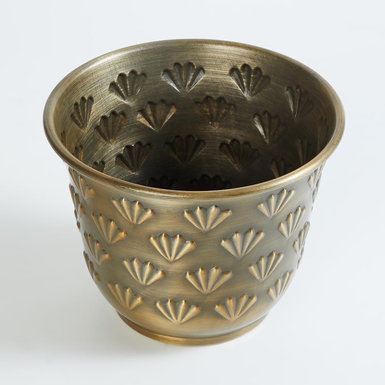 Cairo Metal Embossed Planter