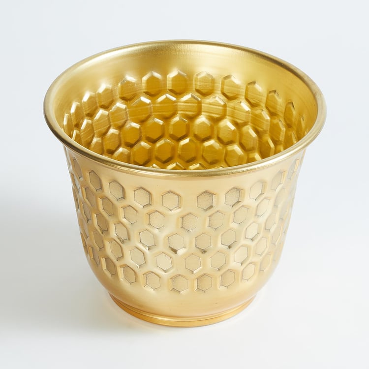 Cairo Metal Embossed Planter