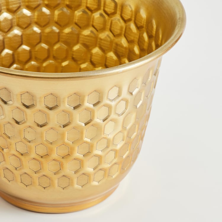 Cairo Metal Embossed Planter