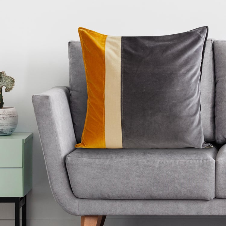 Get The Look Mix And Match Multicolour Striped Square Cushion Cover - 65x65cm