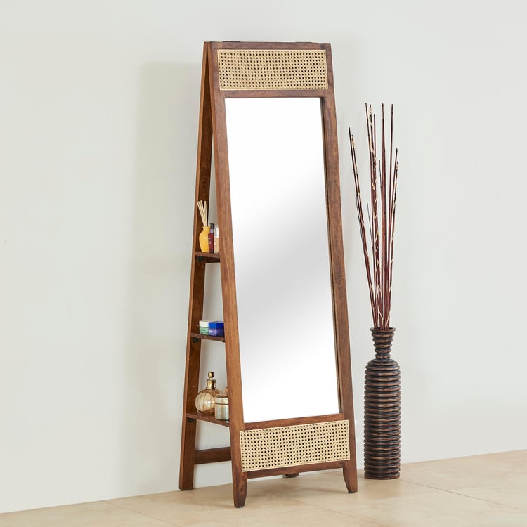 Cane Connection Mango Wood Dresser Mirror - Brown