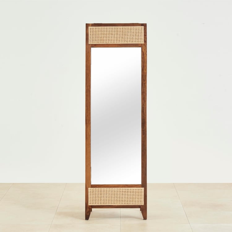 Cane Connection Mango Wood Dresser Mirror - Brown