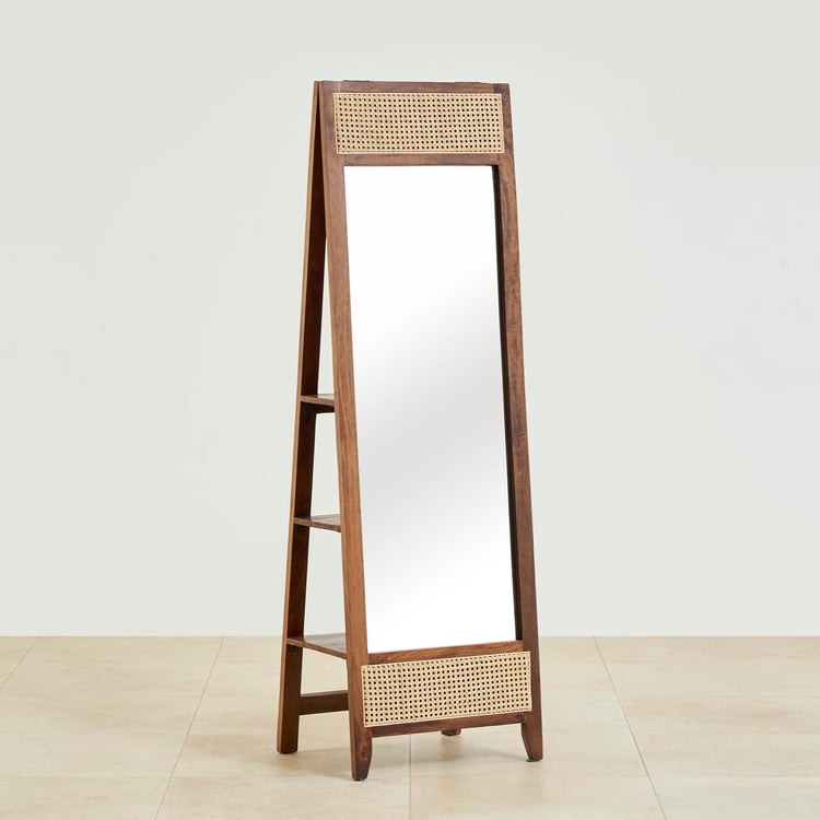 Cane Connection Mango Wood Dresser Mirror - Brown