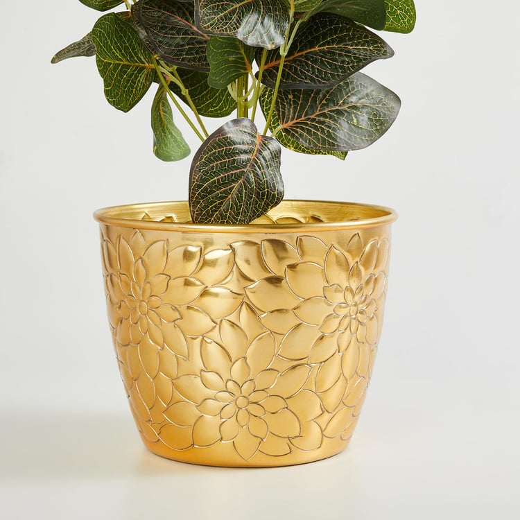 Corsica Eden Metal Embossed Planter